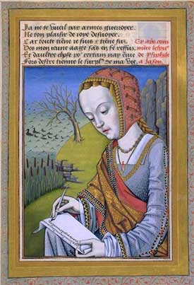 woman writing